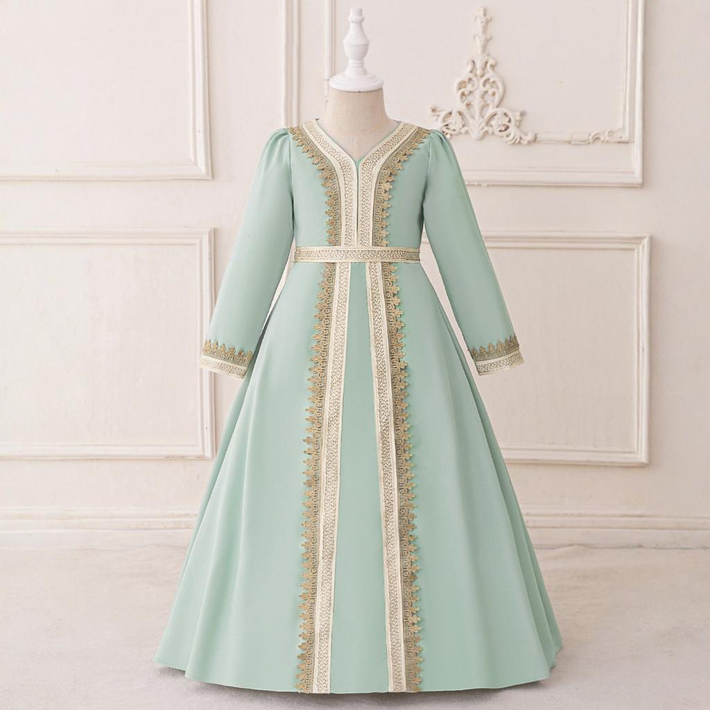 Vestido de Princesa para Meninas para Apresentação
