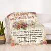 Mother's Day Love Blanket Suitable for Sofas,travel, Living Rooms Also a Good Gift for Friends and Family Suitable for All Seasons.