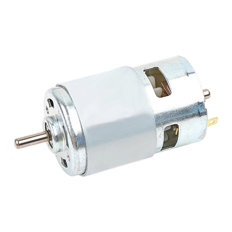 High Efficiency 12V 24V 775 Motor Delicate Alloy Build 12000RPM For Robotics Power Tool And Custom Mechanical Designs