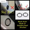 For Mazda CX5 CX-5 2017 - 2024 Stainless Steel Interior Pillar A Speaker Tweeter Sound Ring Decoration Cover Trim Accessories