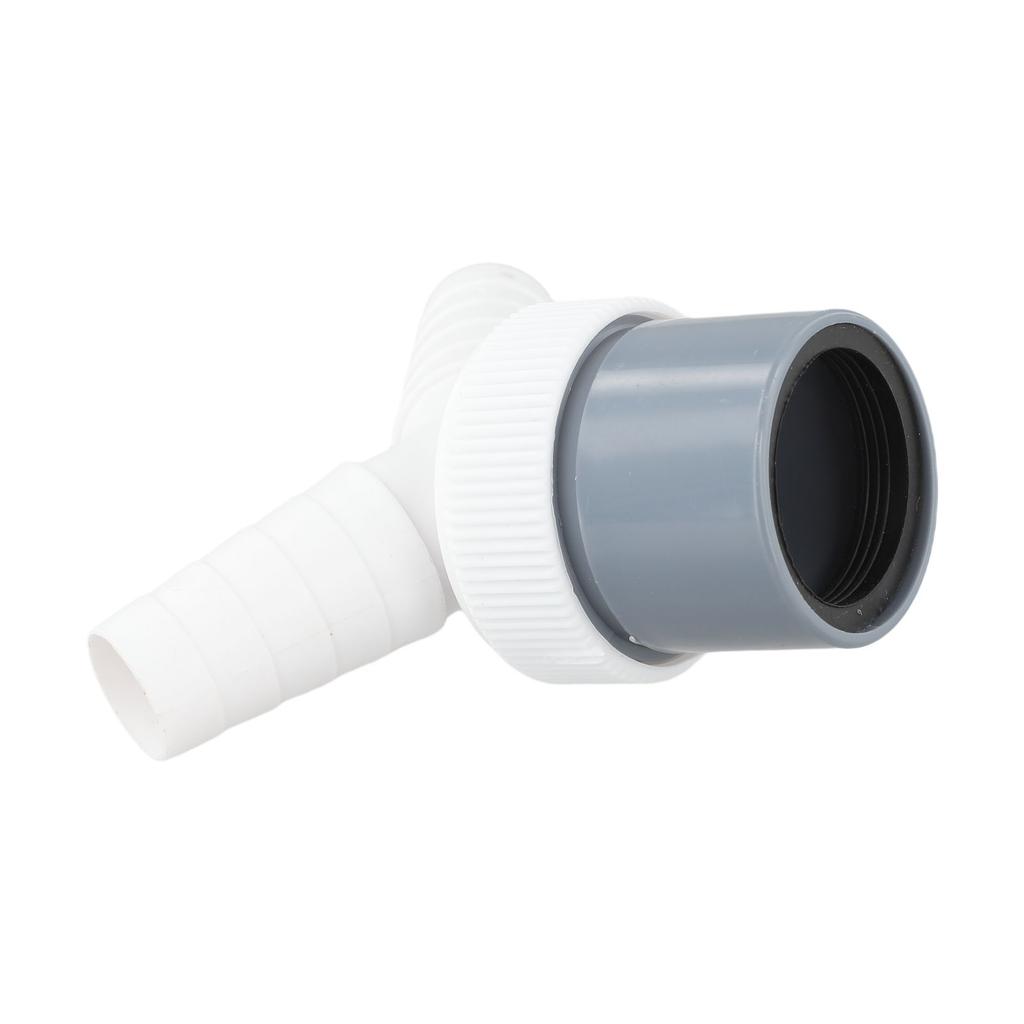 Multi Functional Drain Adapter Versatile Use Grey White Drain Adapter 18-24 Mm Inlet Diameter Backflow Prevention