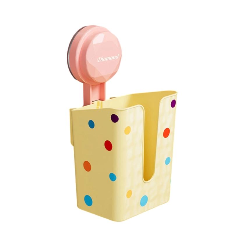 

Wet Wipes Holder Space Saving Plastic Tissue Box Dispenser With Adhesive Mount For Countertop Shelf Organization жёлтый