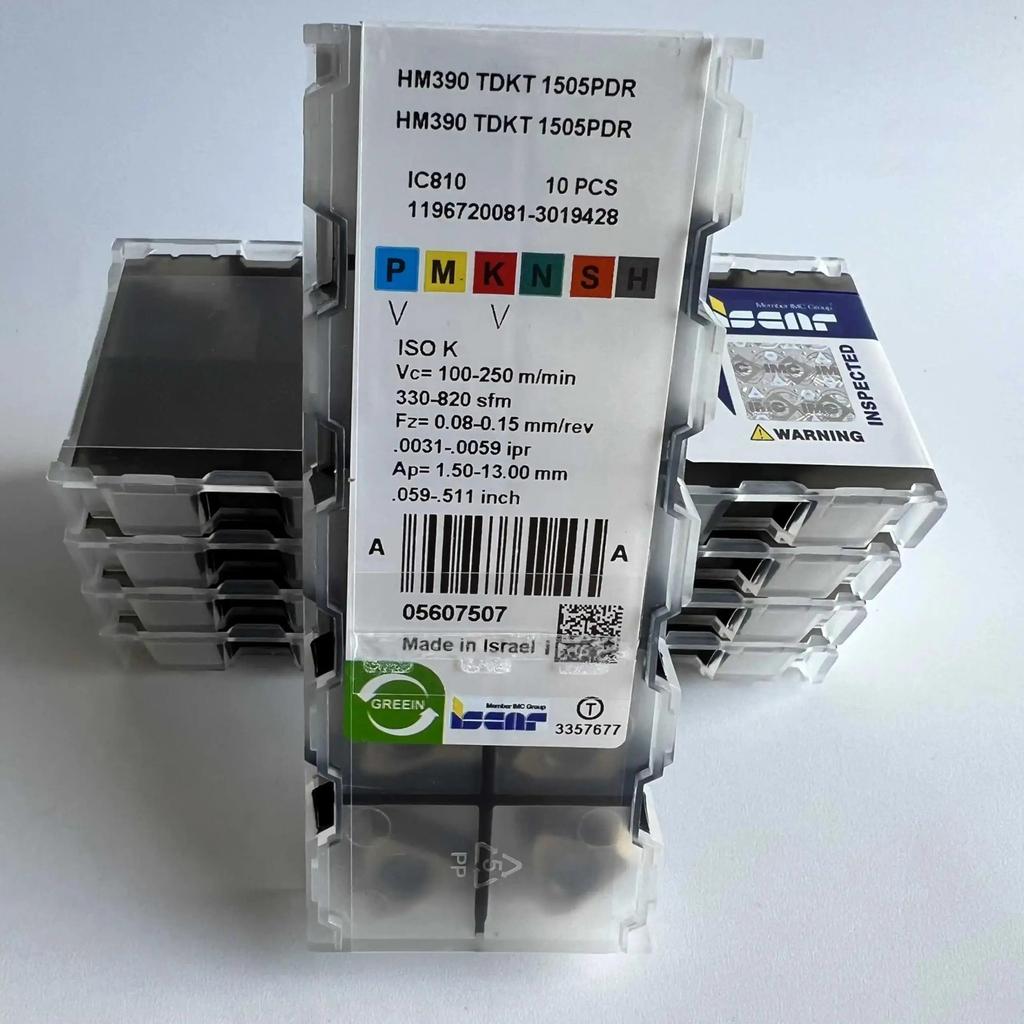 ISCAR / HM390TDKT1505PDR IC810 /Industrial indexable Carbide Inserts 10 PCS