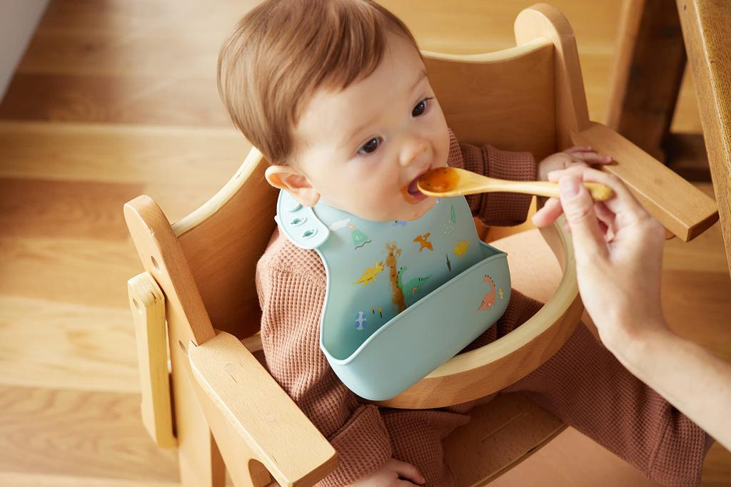 D by Dadway Silicone BBDB005382100 Bib, Dinosaur,