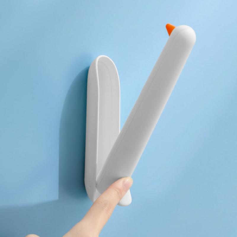 Cute Birds Shape Storage Organizer Clothes Hanger Wall Mounted Free Punch Hanger Storage Rack Laundry Room Clothes Hanger Holder