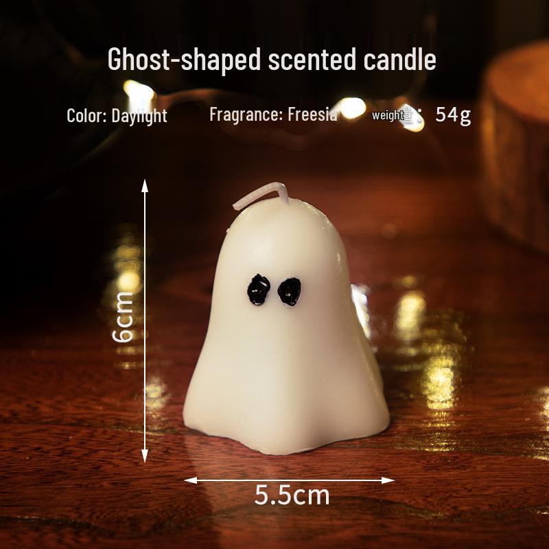 

Свечи на Хэллоуин в форме привидений: Праздничные украшения и подарки