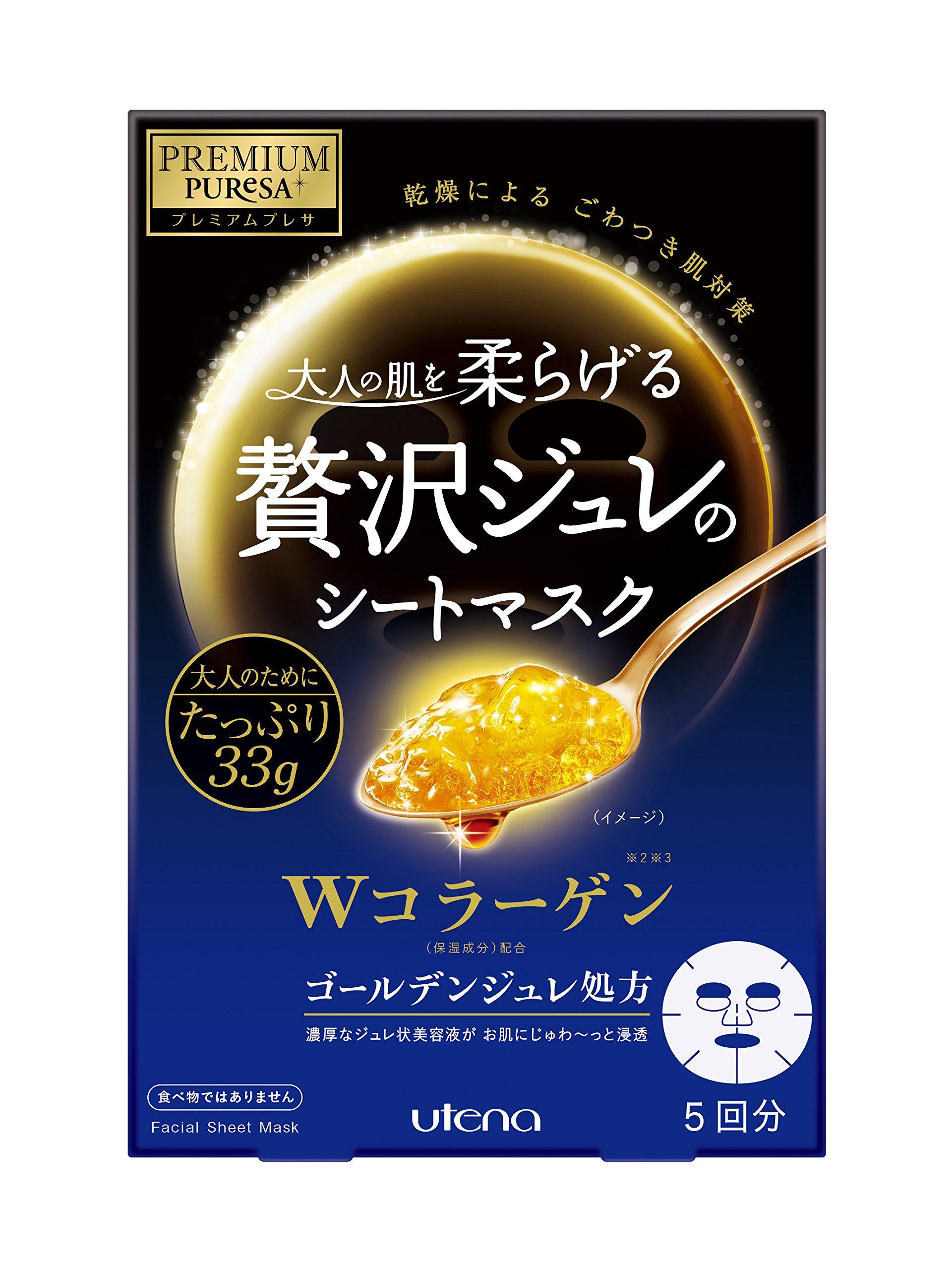 

Большая емкость PREMIUM PUReSA Золотая желейная маска коллаген 33 г x 5 шт.