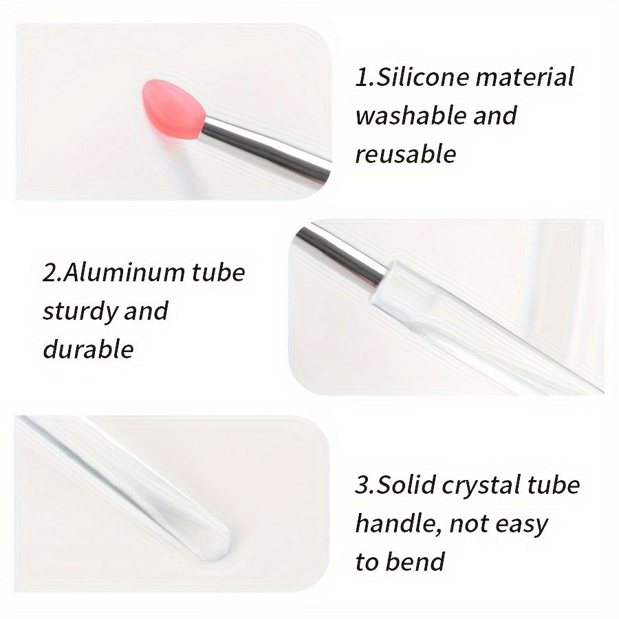 Silicone Lip Mask Cover, Multifunctional Lip Brush, Fish Tail Spoon, Professional Lip Care Makeup Brush