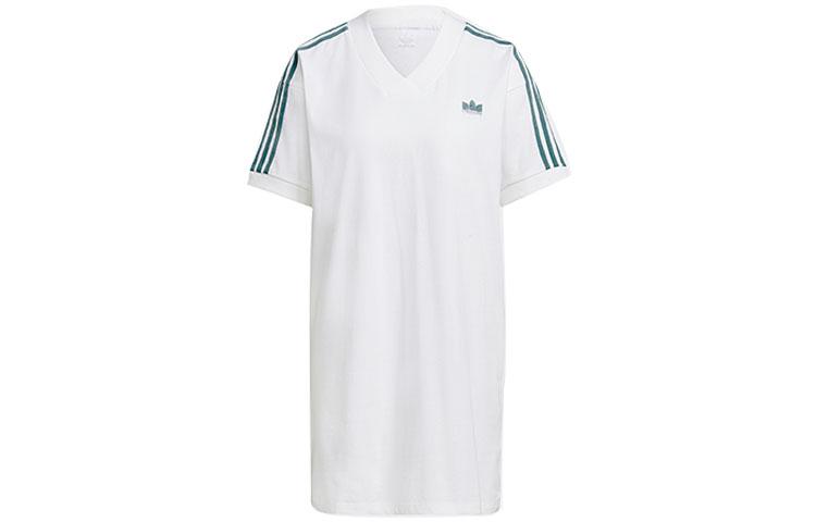 Adidas Originals Short Sleeved Dress Women s White GN2848 32