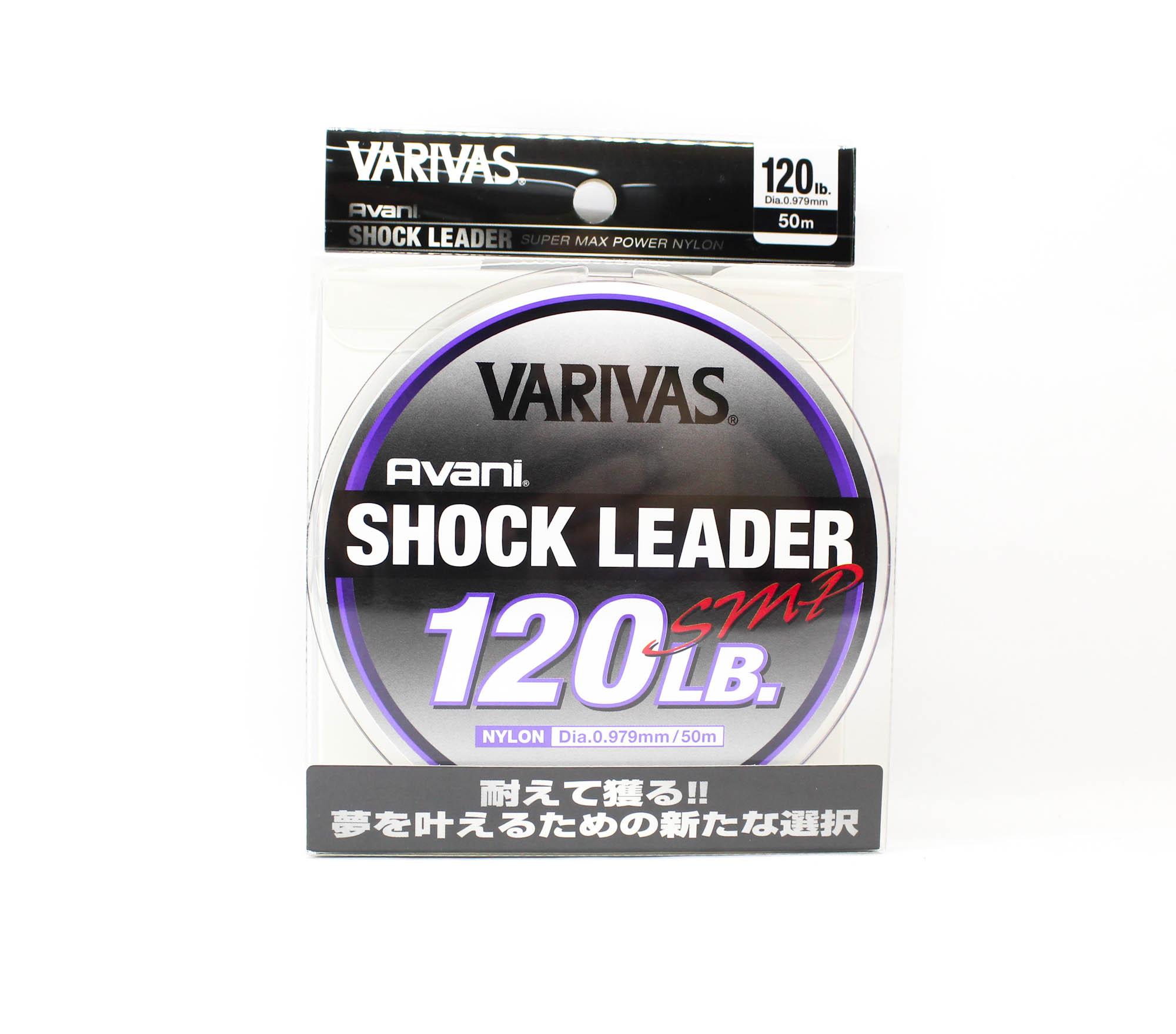 

Varivas Нейлоновый шнур Avani SMP Shock Leader 50 м 120 фунтов (0068) фиолетовый/чистый