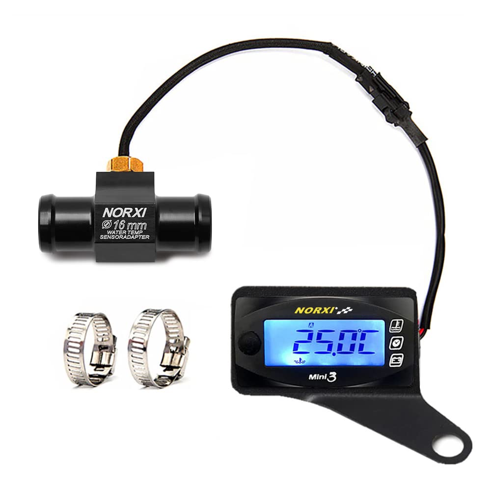 

NORXI 3 in 1 Multi-functional Motorcycle Digital Meter, Mini 3 (Switch between 3 Displays
