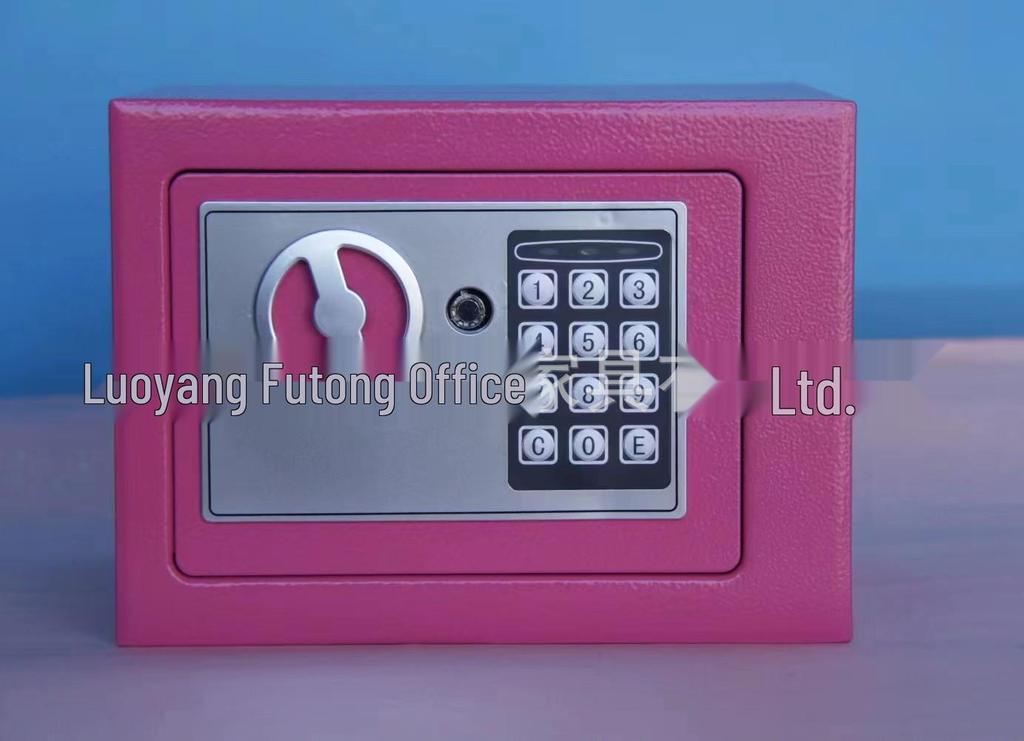 Small Steel Home Office Password Safe with Coin Deposit, Available in Multiple Colors