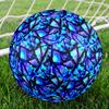 Dazzling colors Indoor Soccer Ball Colorful Machine Stitched PVC Size 5 Team Training Competition Ready Durable High-Bounce Cool Sports Gift