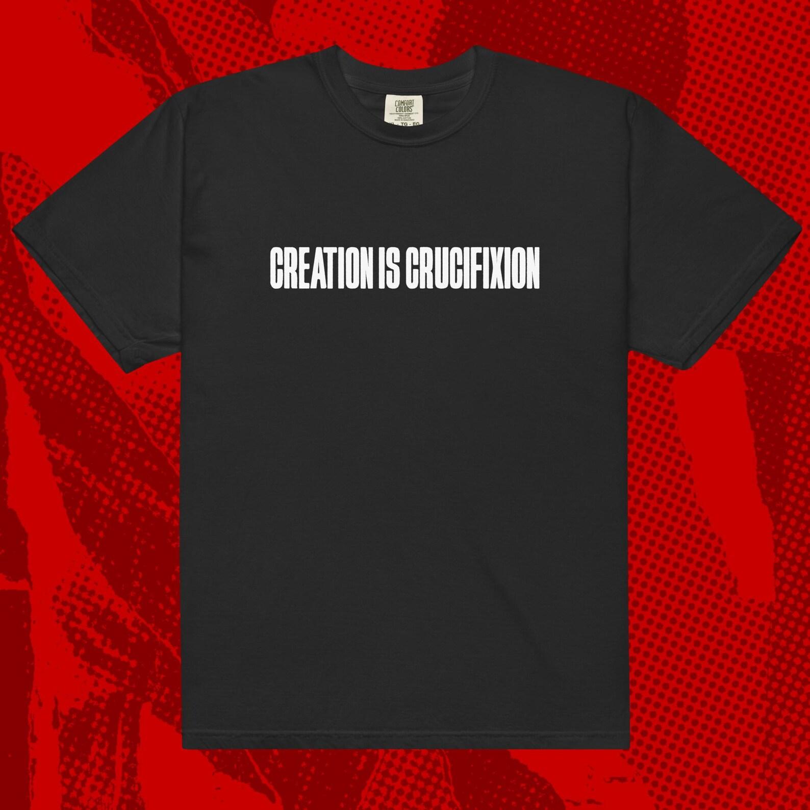 Creation Is Crucifixion Logo Shirt | Unruh Groundwork Acrid Crowpath M