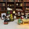 Japanese grocery zakka bookshelf reading micro scene ornament handmade DIY accessories Japanese cat resin small ornament