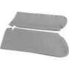 Car Sun Visor Cover Pair Fit for Chevy Tahoe Suburban Yukon 1995-1999, Microfiber Leather, Gray