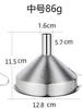 Funnel Kitchen 304 Stainless Steel Funnel Oil Liquid Funnel with Strainer Small Metal Food Oil Filter for Bottle Kitchen Gadgets