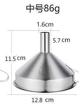 Funnel Kitchen 304 Stainless Steel Funnel Oil Liquid Funnel with Strainer Small Metal Food Oil Filter for Bottle Kitchen Gadgets