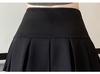 Sommer Scharfes Mädchen High-Waist Falten Spitze A-Linie Minirock