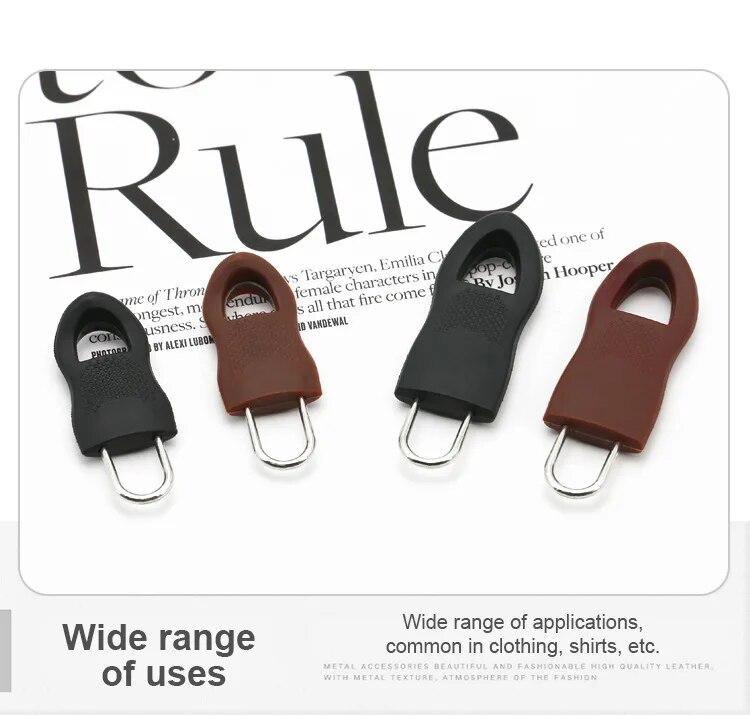 Abnehmbares Zugstück DIY Reißverschlusskopf Zubehör Kleidersäcke Multifunktionaler Zugkopf Schuluniform Schultasche Zugschloss