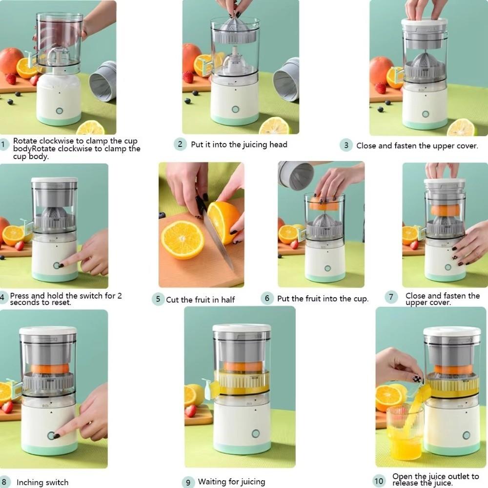 Wireless Citrus Lemon Juicers Portable Automatic Fresh Juicer New Electric Juicer
