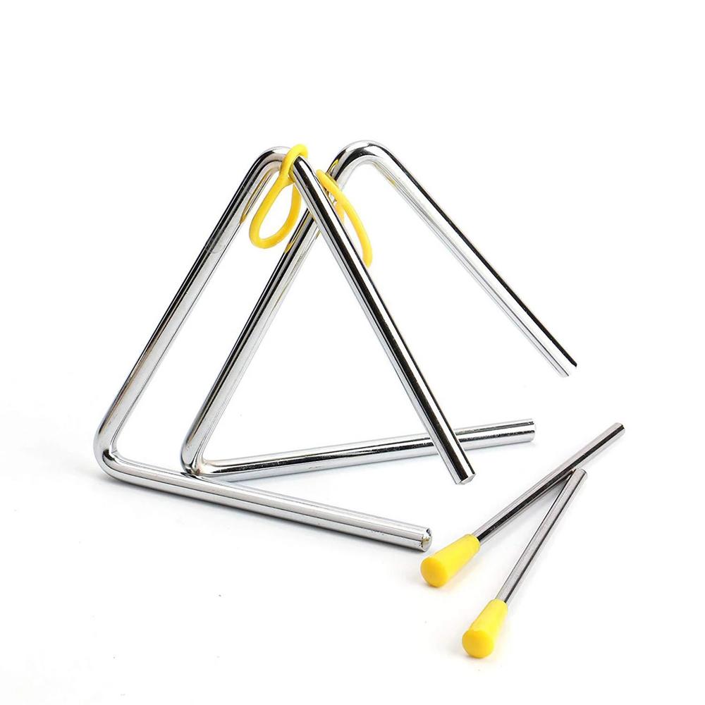 Striker for Children Funny Toy Metal Triangle Percussion Musical Instrument Preschool Percussion