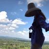 European and American Fashion Retro High-top Big-eave Straw Straw Hat Outdoor Sunscreen Sunshade Concave Shape Big-edge Straw Straw Hat