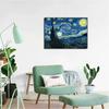 Elmas Boyama Van Gogh Yıldızlı Gece Resim Mozaik Nakış Kanaviçe Kitleri Sanat Ev Dekorasyonu El Yapımı Hediyeler