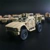 Diecast 1:64 Scale Alloy MATV Mine-Resistant Anti-Ambush Armored Vehicle Combat Vehicle Children's Toy Car Decoration Souvenir