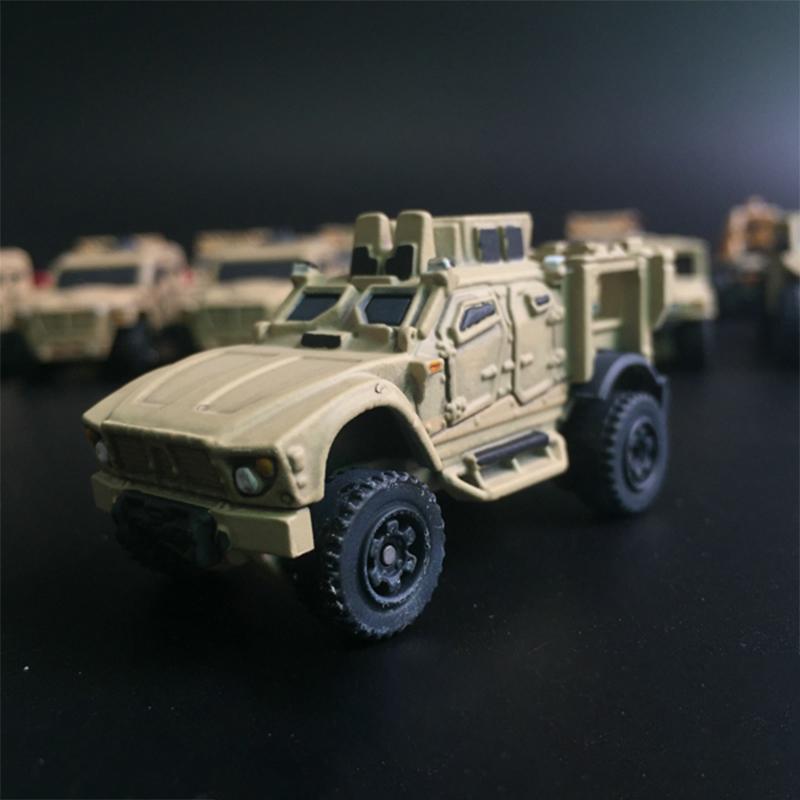 Diecast 1:64 Scale Alloy MATV Mine-Resistant Anti-Ambush Armored Vehicle Combat Vehicle Children's Toy Car Decoration Souvenir