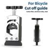 Carbon Fiber Tube Bike Steerer Tube Cutter Aluminum Alloy Stainless Steel Pipe Cutting Guide 22.2 /28.6mm 10-37mm