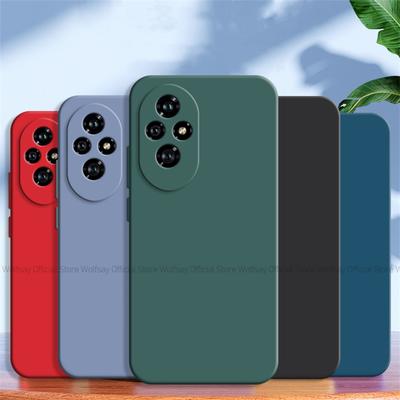 Für Honor 200 Hülle Honor 200 200 Pro Hülle Stoßfeste Flüssigsilikon TPU Schutz-Handy-Rückseite Honor 200
