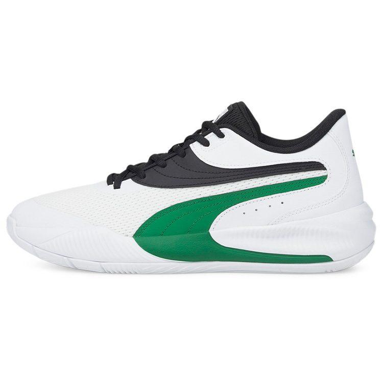 Puma Triple Textile, Leather Cushioning Slip Resistant Abrasion Resistant Coverage Support Lightweight Low Top 376640-11