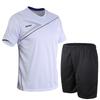 Men's 2025 New Quick Short Sleeve Shorts Set for Men's Leisure Sports Running Fitness T-shirt Shorts Set for Quick Drying