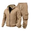 Men's Winter Hooded Fleece Two-Piece Tracksuit - New Fashion Style