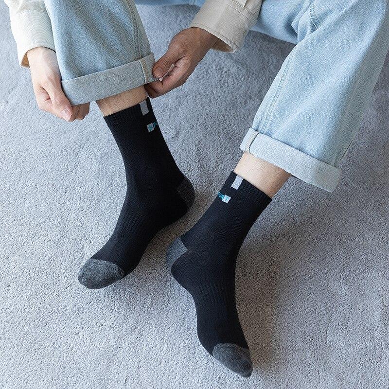 5/10/20 Pairs Breathable Fiber Light Business Absorb Sweat Deodorant Men Tube Ankle Nonslip Socks For Spring Summer And Autumn
