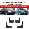 4PCS Car Mud Flaps Splash Guards Mudguards Car Mud Flaps Compatible with VW Passat B5 / B5.5 1998 1999 2000 2001 2002 2003 2004