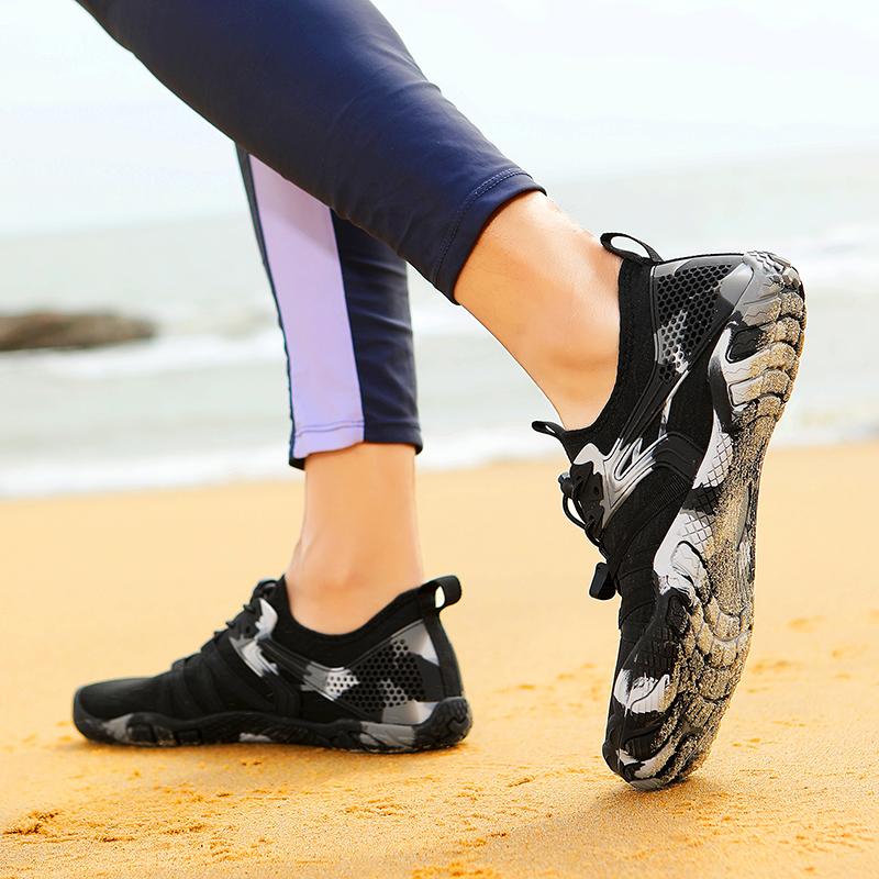 Beach Barefoot Wading Sneakers Unisex Quick Drying Aquatic Shoes for Sea Pool Water Sports Surfing Fishing Size 35-46