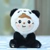 Cartoon Panda Cute Plush Toy Keychain Soft Stuffed Animal Doll Accessory Bags For