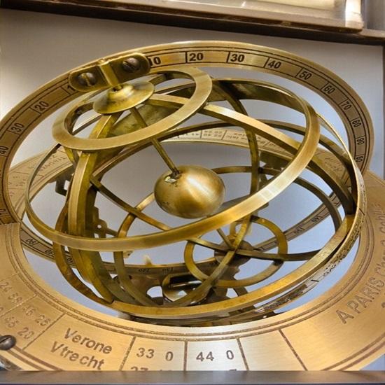 45.72 Cm Brass Armillary Nautical Brass Sphere Globe Engraved Armillary Globe Working Compass In Wooden Base