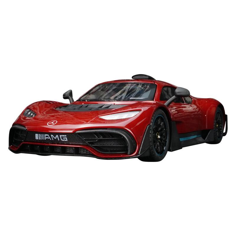 

1:18 Large Mercedes-Benz ONE alloy car model super-running acousto-optic steering shock absorber toy door can be opened червоний