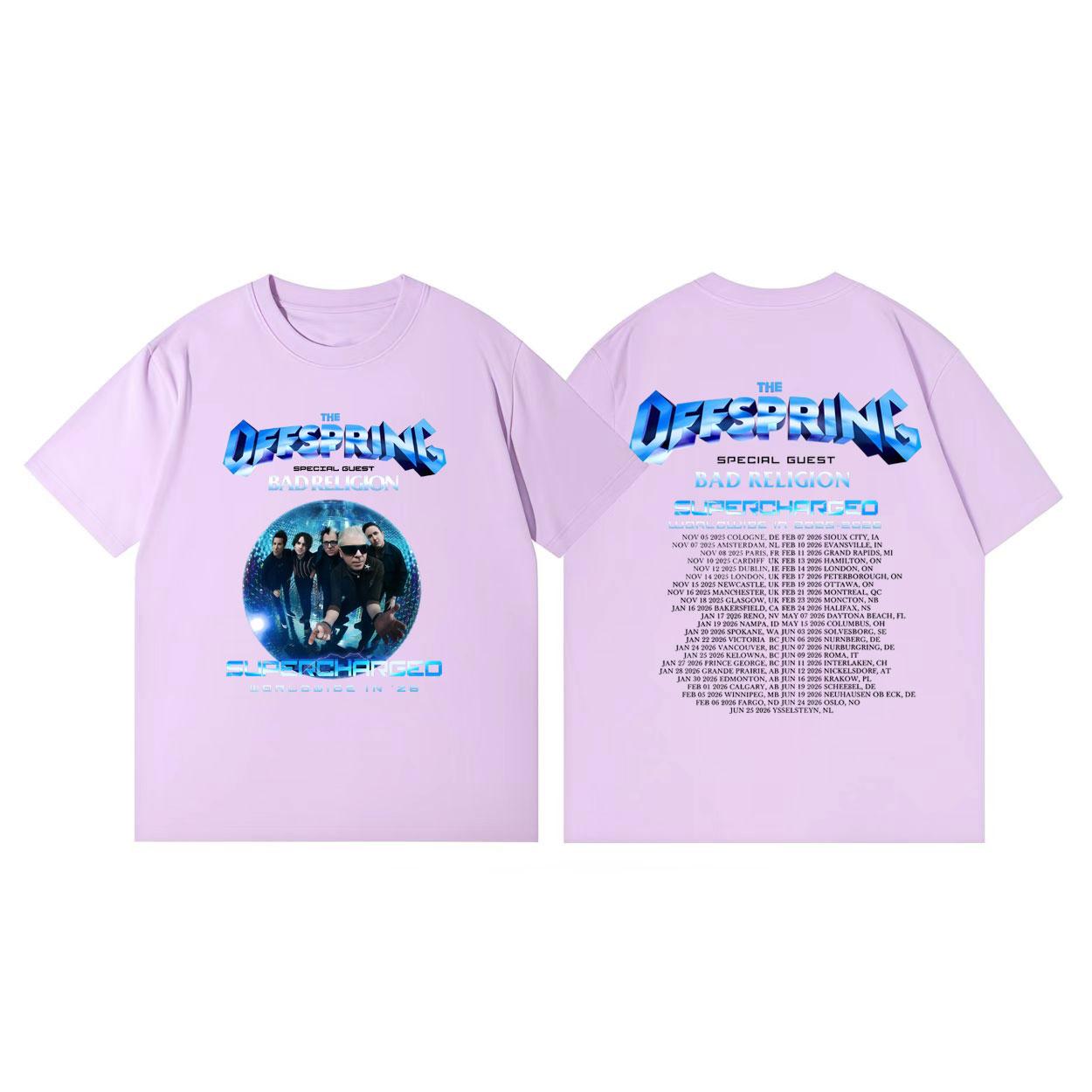 

Punk Rock The Offspring Tour 2026 Graphic T Shirts Fashion Y2k Oversized Tshirts Men Women Casual Cotton Short Sleeve Tshirt 4XL