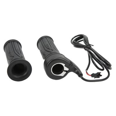 1 Pair Electric Bike Throttle Handle 20X Full Twist Skid Resistance Electric Bike Accelerator Grips with SM Plug