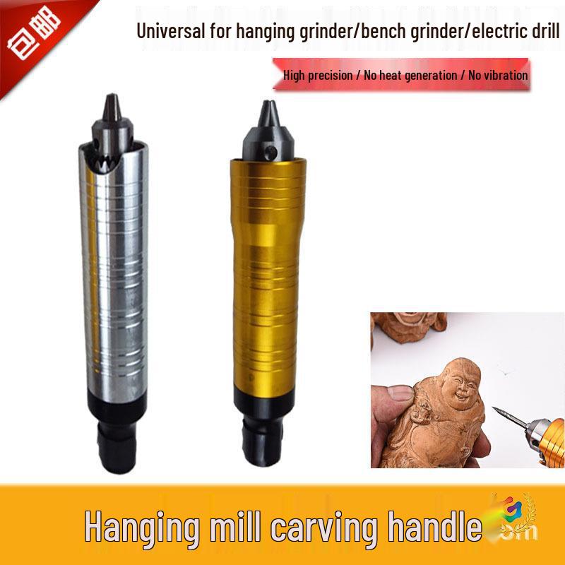 Universal Die Grinder Handle with 4mm/6mm Chuck and Engraving Pen Tip