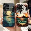 Θήκη Κινητού Για Honor X5b Plus Μοντέλο Fashion Dusk Beach Painting Για Honor X5b X 5B Plus Μαλακή Σιλικόνη Αντικραδασμικές Θήκες
