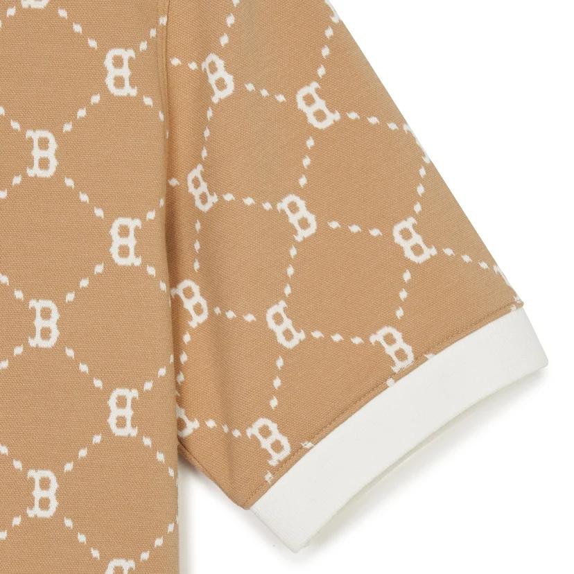 New MLB Polo Shirts Women's Khaki 3FPQM0243-43CAL