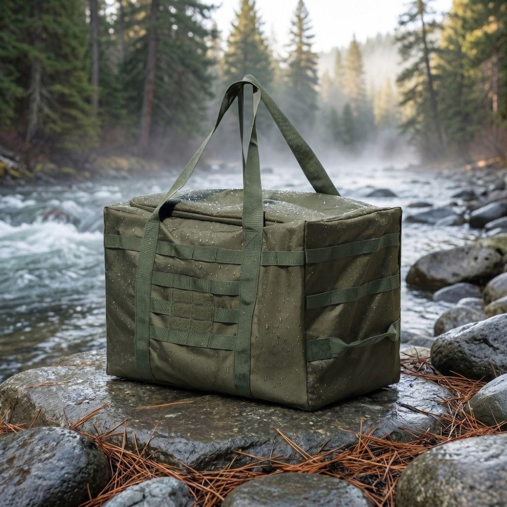 Oxford-Gewebe Große Kapazität Tasche Verdickte Wasserdichte Reisetasche Langlebige Utility-Tragetasche Camping