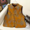 Spring Vest for Middle-aged & Elderly Women - Chinese Style Shawl, Mother's Outerwear, Wife's Top