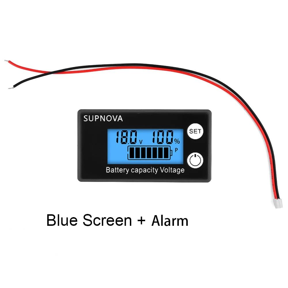 Lithium Voltmeter DC 8V-100V Batterietester Professioneller Batteriekapazitäts-Füllstandsanzeiger
