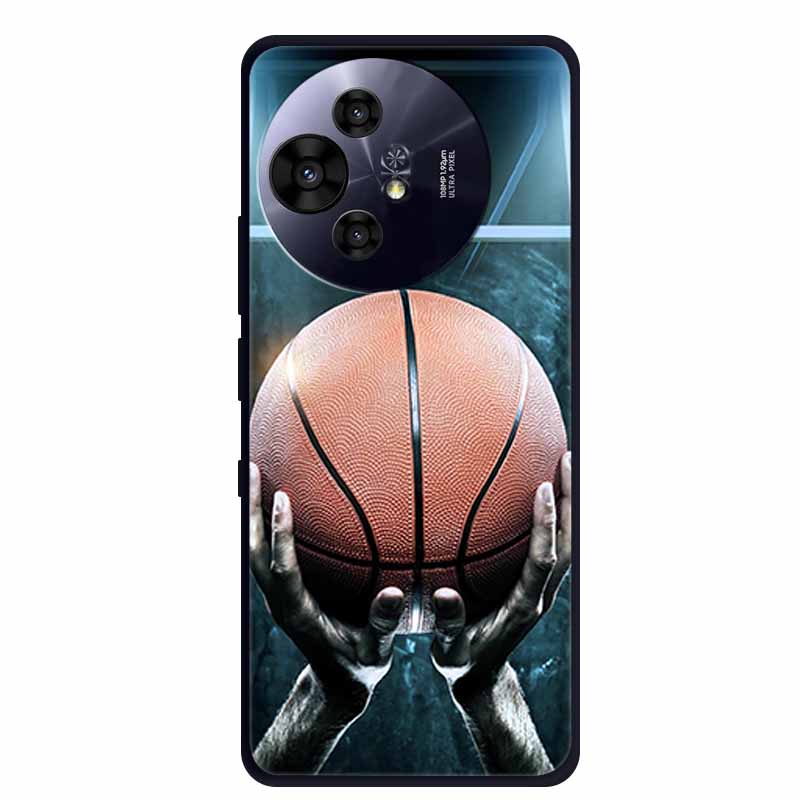 Pro pouzdro na telefon TCL 50 Pro NxtPaper Černé silikonové měkké TPU pouzdro Pro TCL 50 Pro NxtPaper 5G Zadní kryt Pouzdro 6.8" Coque Odolné proti nárazům